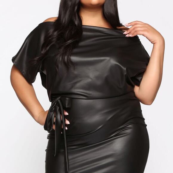 More To The Story Midi Dress - Black XL - Picture 4 of 9
